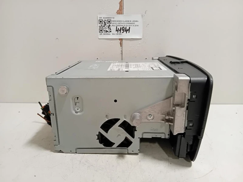 Unita DI Comando Multimediale A2469000112 Mercedes Classe B W246 2012