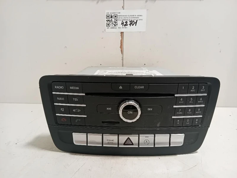 Unita DI Comando Multimediale A2469011106 Mercedes Classe B W246 2012