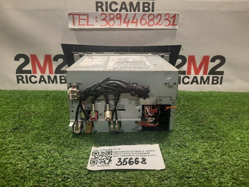 Unita DI Comando Multimediale A2049004714 Mercedes Classe C W204 2007