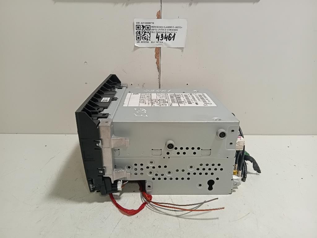Unita DI Comando Multimediale A2129008716 Mercedes Classe E W212 2013