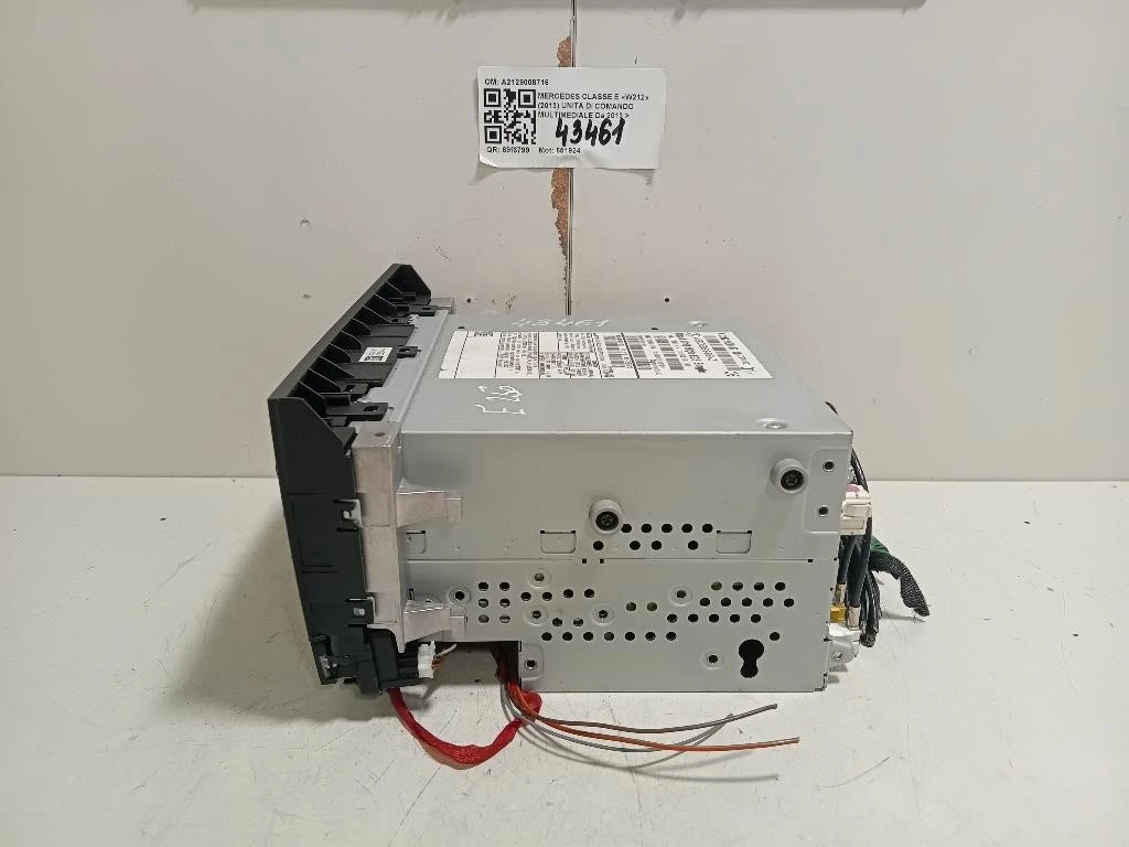 Unita DI Comando Multimediale A2129008716 Mercedes Classe E W212 2013