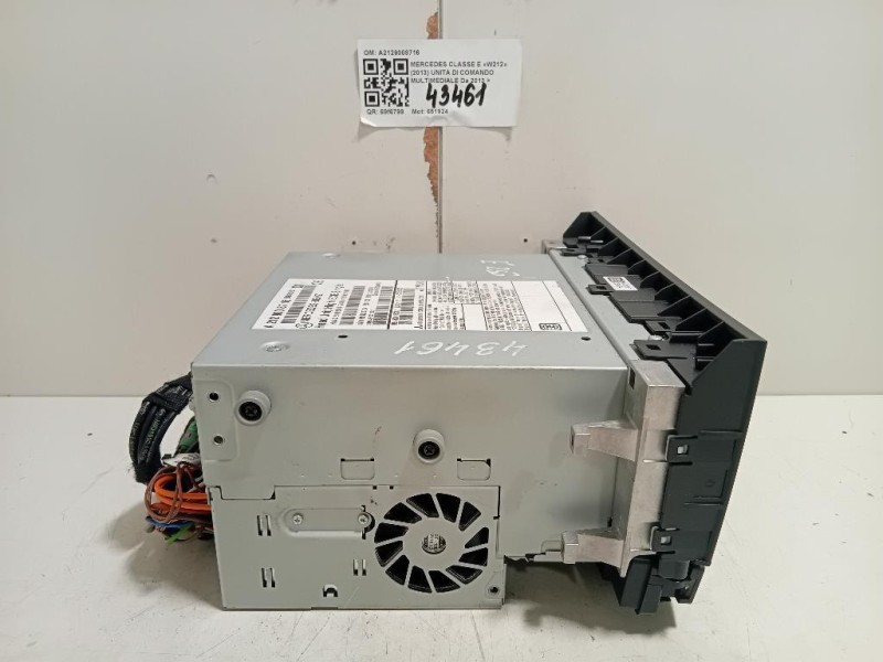 Unita DI Comando Multimediale A2129008716 Mercedes Classe E W212 2013