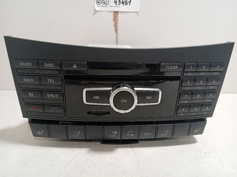 Unita DI Comando Multimediale A2129008716 Mercedes Classe E W212 2013