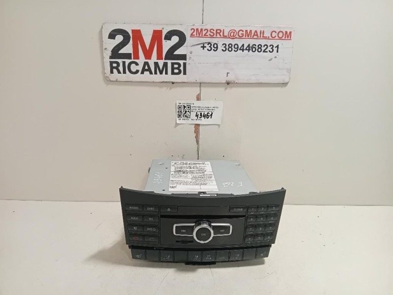 Unita DI Comando Multimediale A2129008716 Mercedes Classe E W212 2013