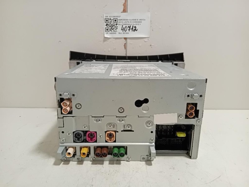 Unita DI Comando Multimediale A2129005327 Mercedes Classe E W212 2013