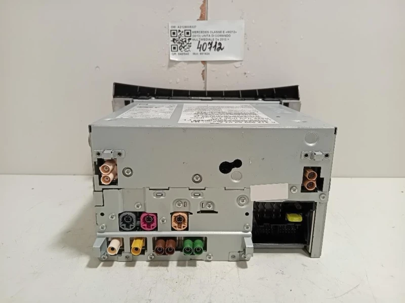 Unita DI Comando Multimediale A2129005327 Mercedes Classe E W212 2013