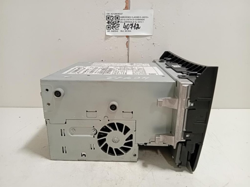 Unita DI Comando Multimediale A2129005327 Mercedes Classe E W212 2013