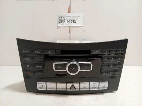 Unita DI Comando Multimediale A2129005327 Mercedes Classe E W212 2013