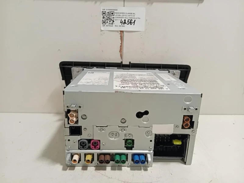 Unita DI Comando Multimediale A1669009808 Mercedes Classe ML W166 2012