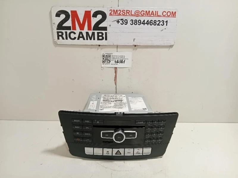 Unita DI Comando Multimediale A1669009808 Mercedes Classe ML W166 2012