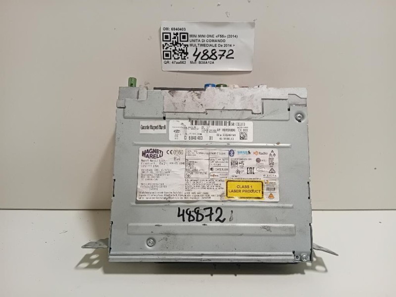 Unita DI Comando Multimediale 6840403 Mini MINI ONE F55 2014