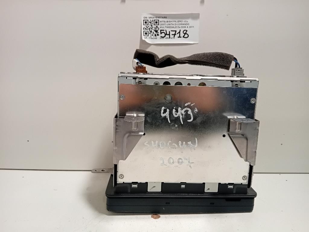 Unita DI Comando Multimediale NR261EM07AIR0 Mitsubishi Pajero IV 2007