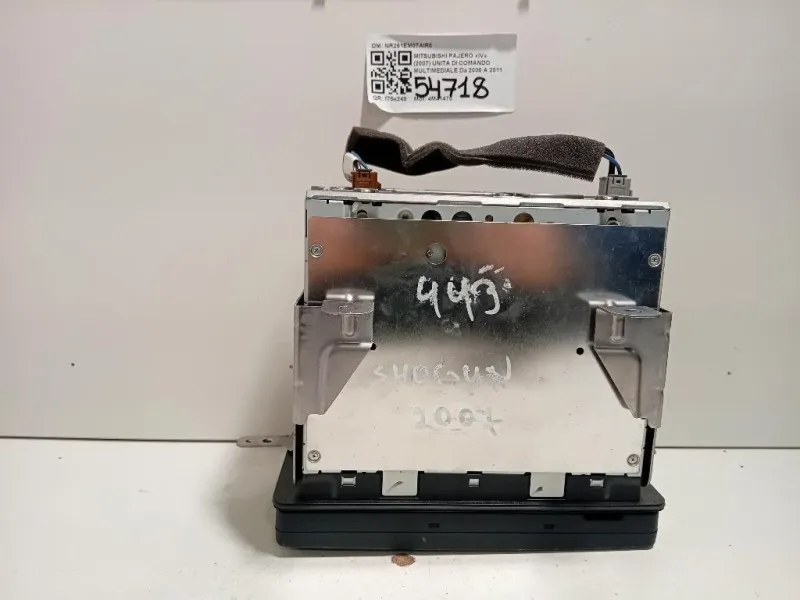 Unita DI Comando Multimediale NR261EM07AIR0 Mitsubishi Pajero IV 2007