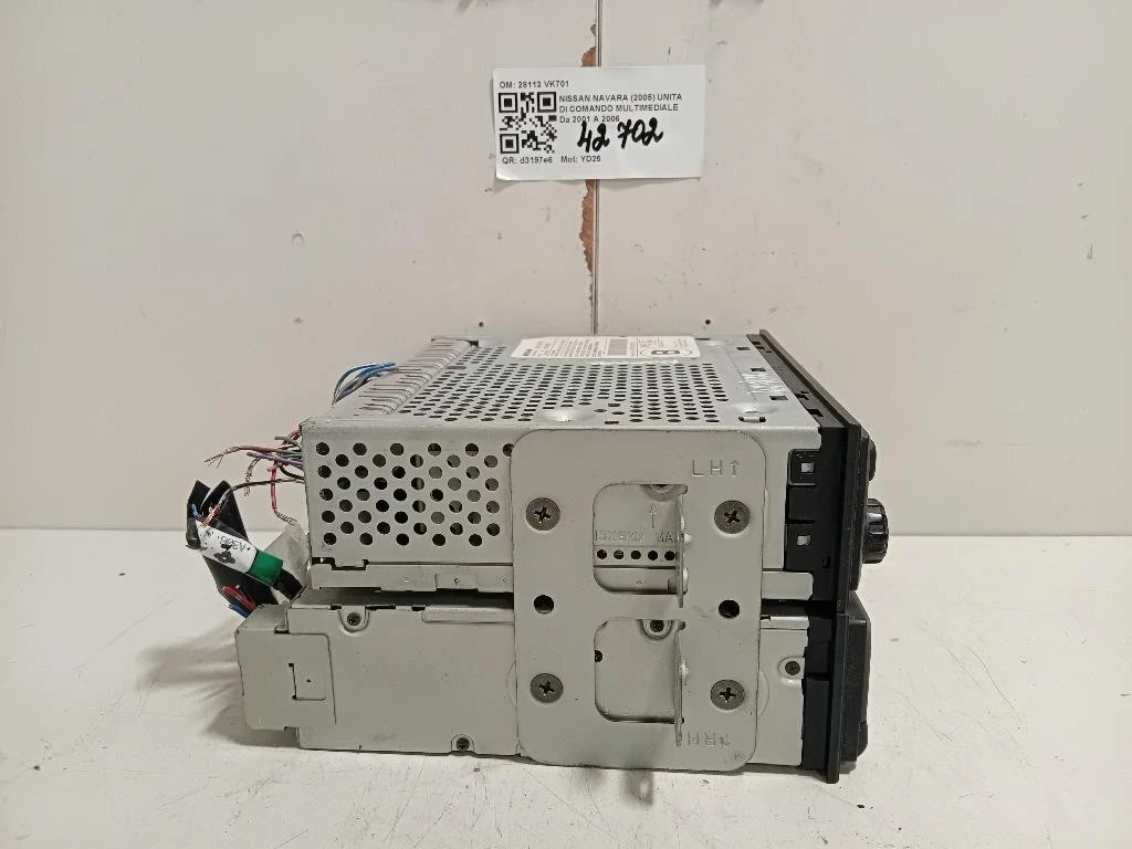 Unita DI Comando Multimediale 28113 VK701 Nissan Navara 2005