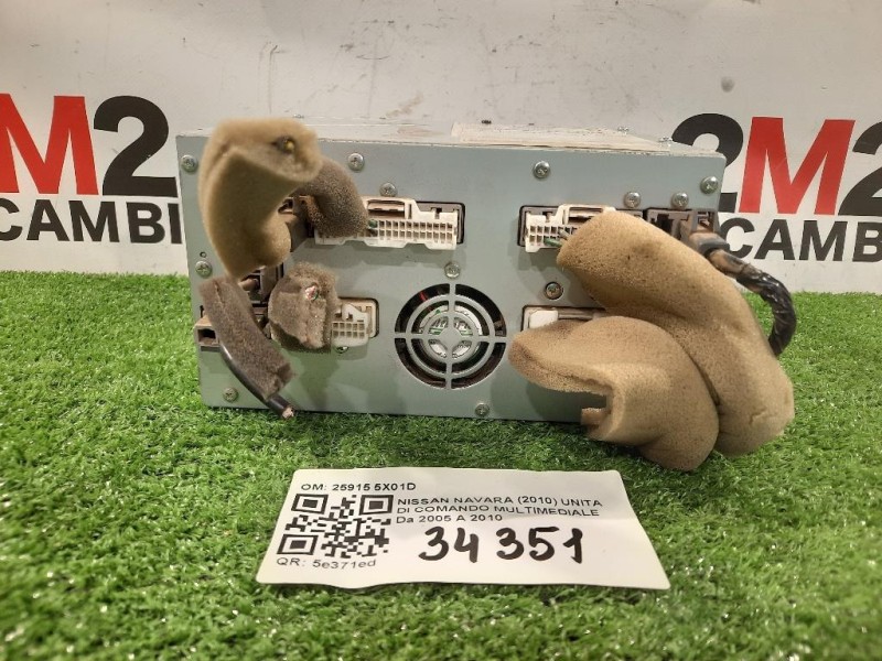 Unita DI Comando Multimediale 25915 5X01D Nissan Navara 2010