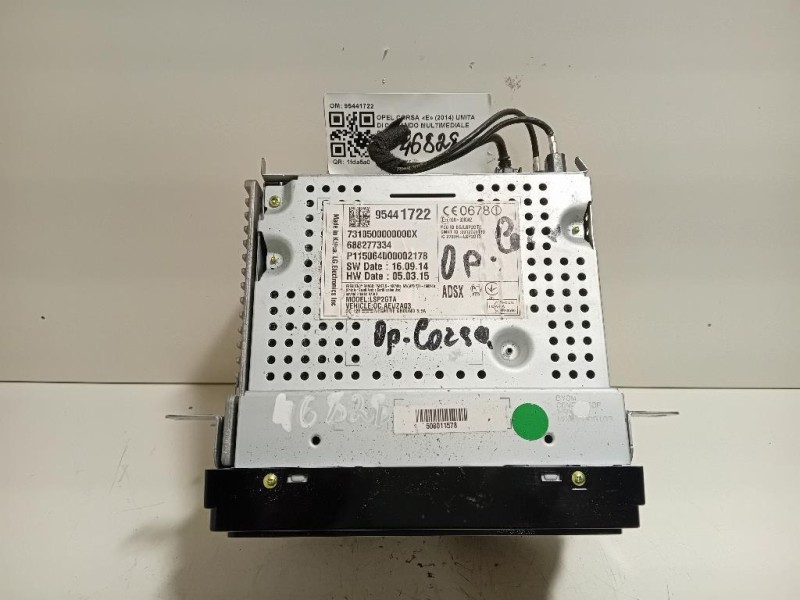 Unita DI Comando Multimediale 95441722 Opel Corsa E 2014
