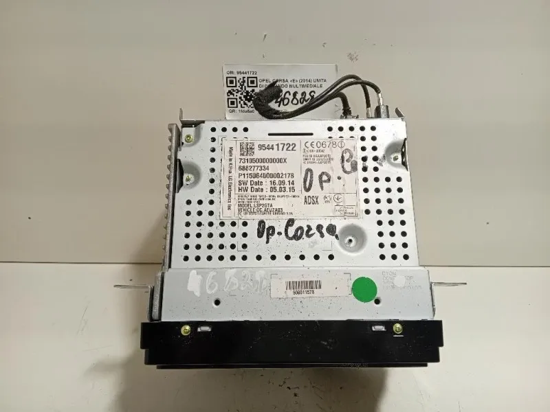 Unita DI Comando Multimediale 95441722 Opel Corsa E 2014