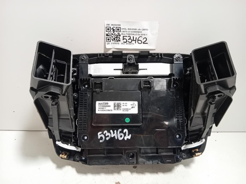 Unita DI Comando Multimediale 26202389 Opel Insignia A 2013