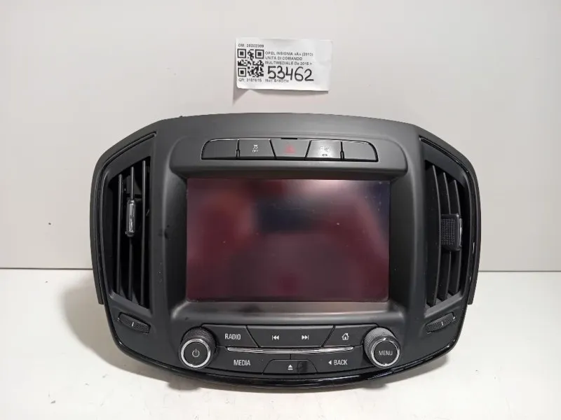 Unita DI Comando Multimediale 26202389 Opel Insignia A 2013