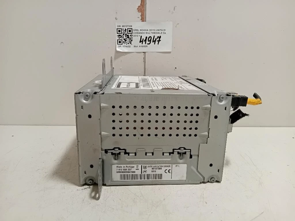 Unita DI Comando Multimediale 95137306 Opel Mokka 2013