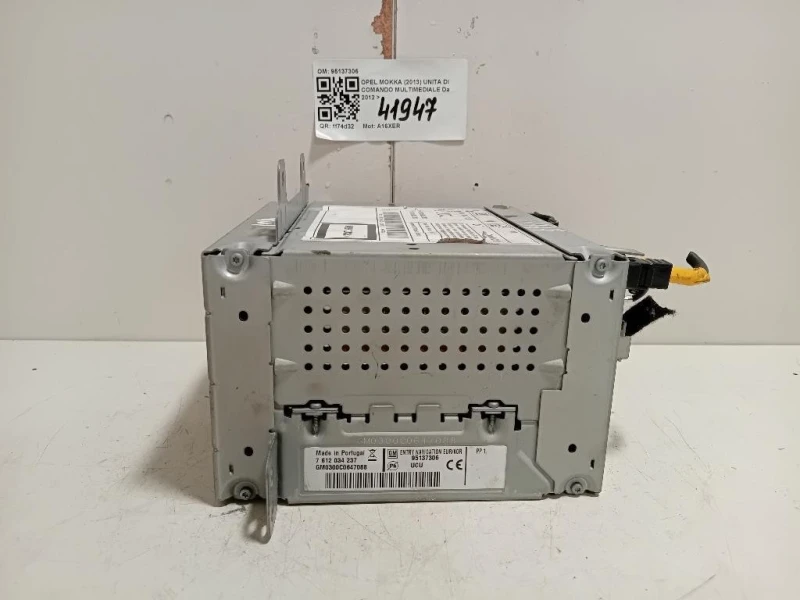 Unita DI Comando Multimediale 95137306 Opel Mokka 2013