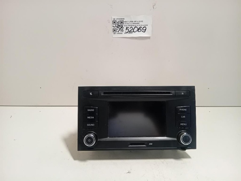 Unita DI Comando Multimediale 5F0035869 Seat LEON 5F1 2013