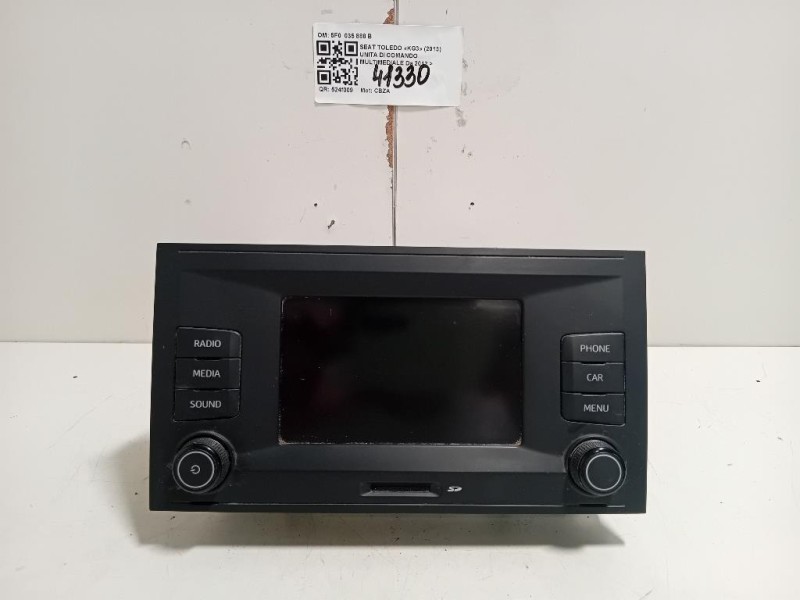 Unita DI Comando Multimediale 5F0 035 888 B Seat Toledo KG3 2013