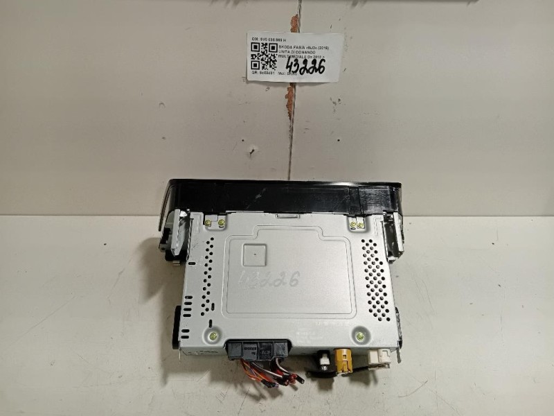 Unita DI Comando Multimediale 6V0 035 869 H Skoda Fabia NJ3 2018