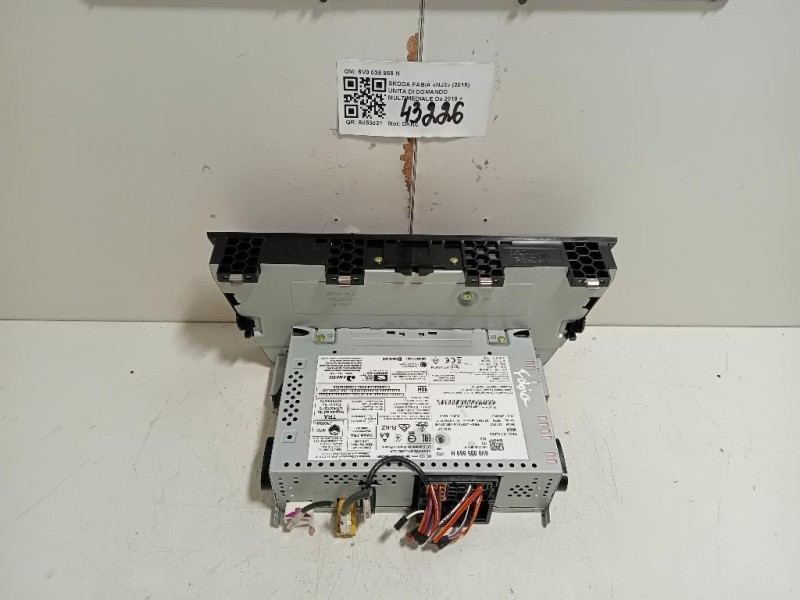 Unita DI Comando Multimediale 6V0 035 869 H Skoda Fabia NJ3 2018