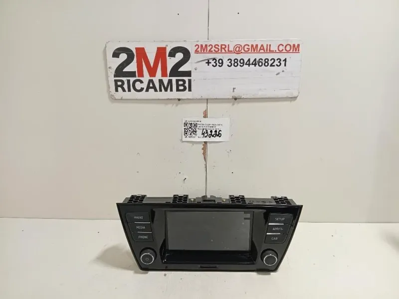 Unita DI Comando Multimediale 6V0 035 869 H Skoda Fabia NJ3 2018