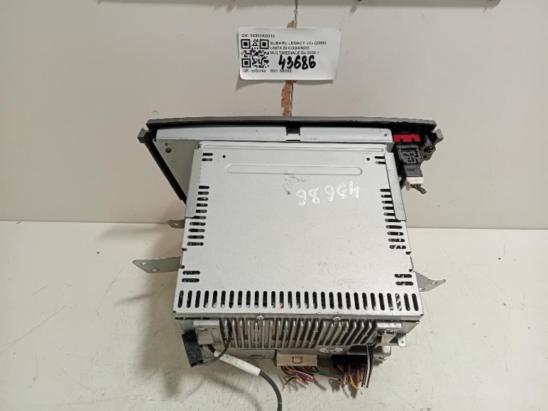 Unita DI Comando Multimediale 86301AG310 Subaru Legacy V 2009
