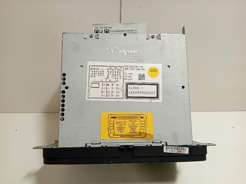 Unita DI Comando Multimediale 3C8 035 195 Volkswagen Tiguan I 2011