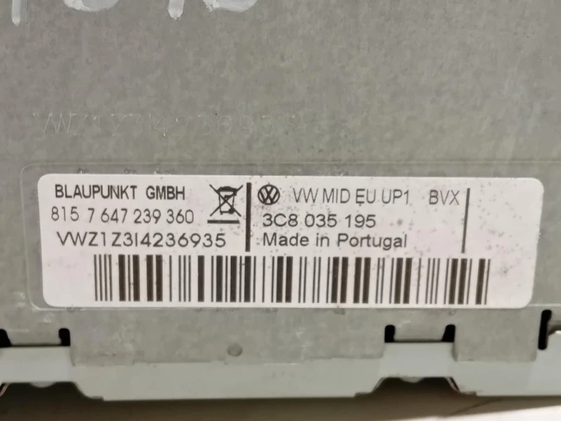 Unita DI Comando Multimediale 3C8 035 195 Volkswagen Tiguan I 2011