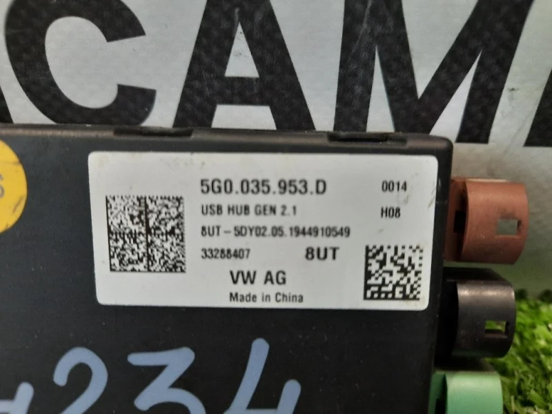 USB Distributore HUB Convertitore 5G0035953D USB GOLF TIGUAN Volkswagen T-roc 2017