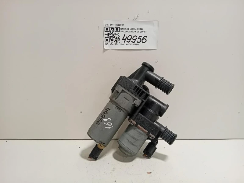 Valvola EGR 6411-8369807 Bmw X3 E83 2004