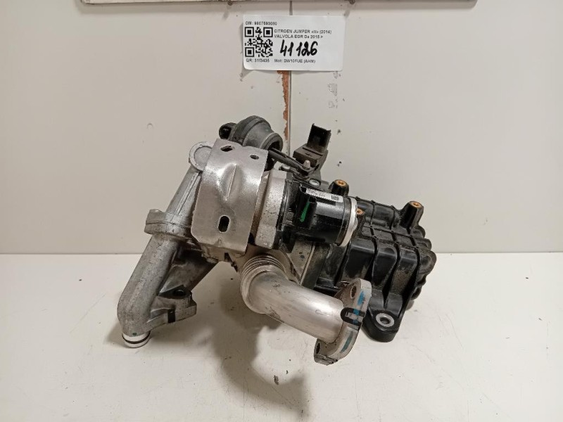 Valvola EGR 9807593080 0280751018 Citroen Jumper III 2014