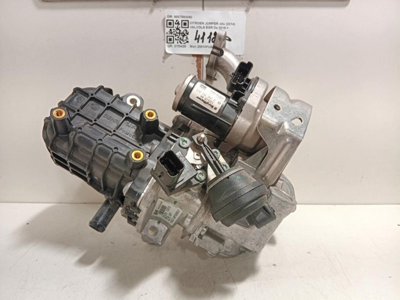 Valvola EGR 9807593080 0280751018 Citroen Jumper III 2014