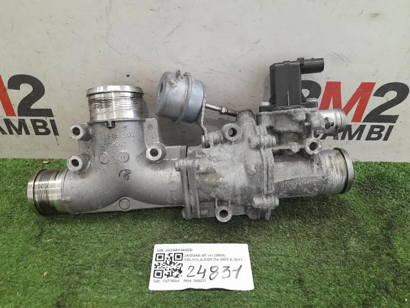 Valvola EGR 9X2Q6C860DD DX Jaguar XF I 2008