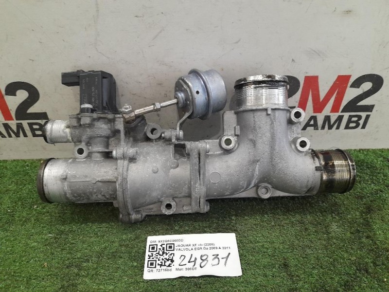 Valvola EGR 9X2Q6C860DD DX Jaguar XF I 2008