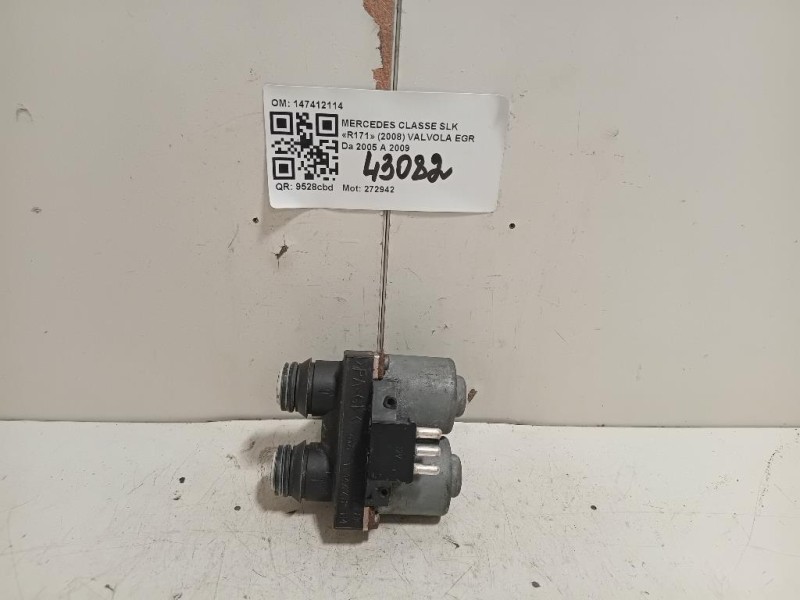 Valvola EGR 147412114 Mercedes Classe SLK R171 2008