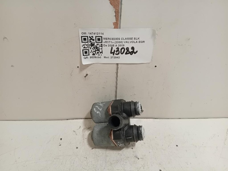 Valvola EGR 147412114 Mercedes Classe SLK R171 2008