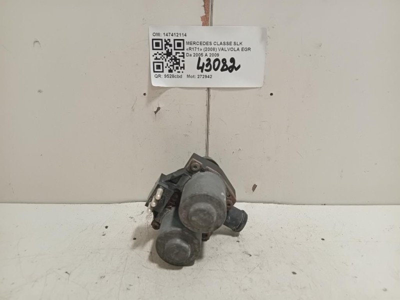 Valvola EGR 147412114 Mercedes Classe SLK R171 2008