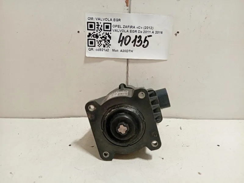 Valvola EGR VALVOLA EGR Opel Zafira C 2012