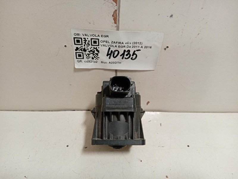 Valvola EGR VALVOLA EGR Opel Zafira C 2012