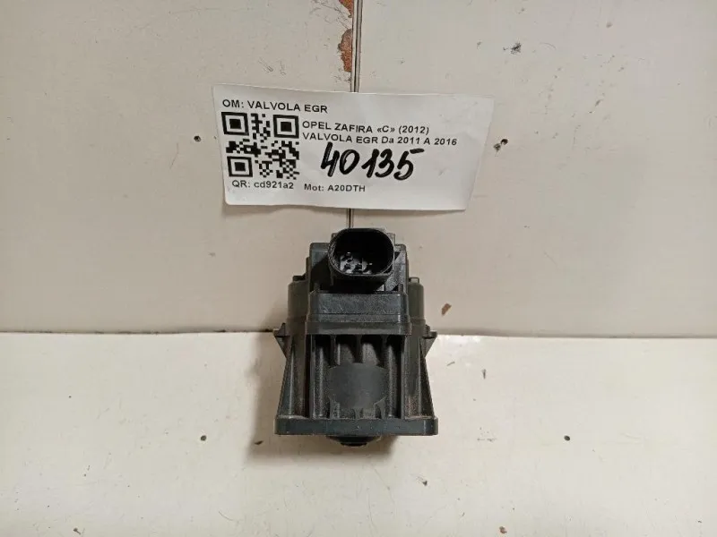 Valvola EGR VALVOLA EGR Opel Zafira C 2012