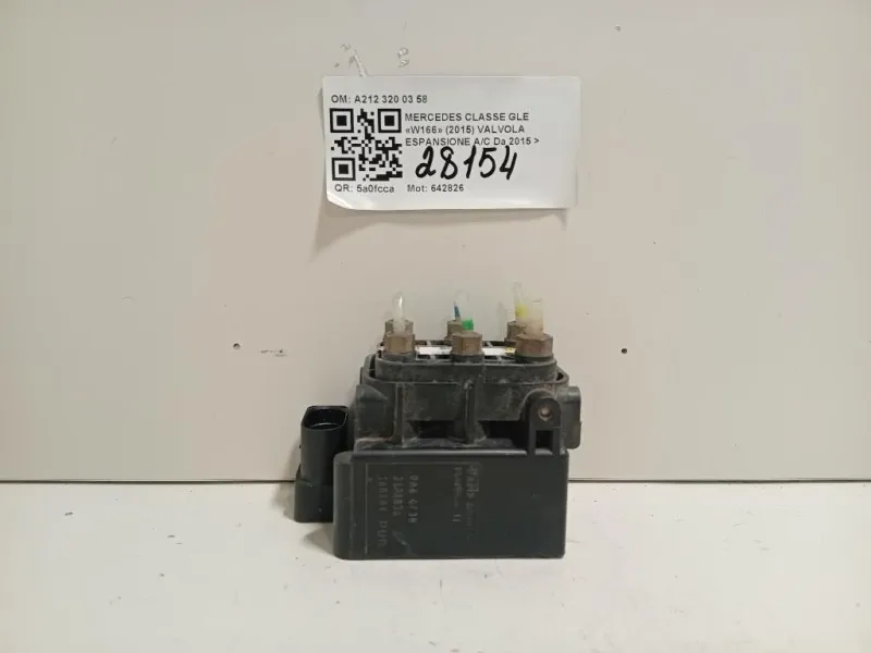 Valvola Espansione AC A212 320 03 58 VALVOLE SOSPENSIONE PNEUMATICO Mercedes Classe GLE W166 2015