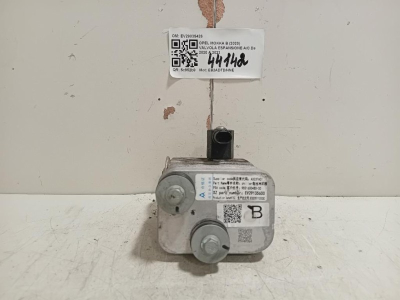 Valvola Espansione AC EV29035426 SCAMBIATORE DI CALORE Opel Mokka B 2020