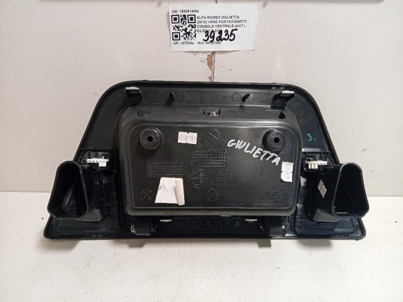 VANO Portaoggetti Console Centrale ANT 1560914860 Alfa Romeo Giulietta 2010