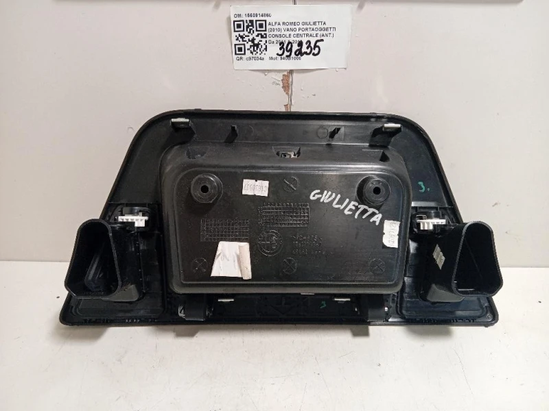 VANO Portaoggetti Console Centrale ANT 1560914860 Alfa Romeo Giulietta 2010
