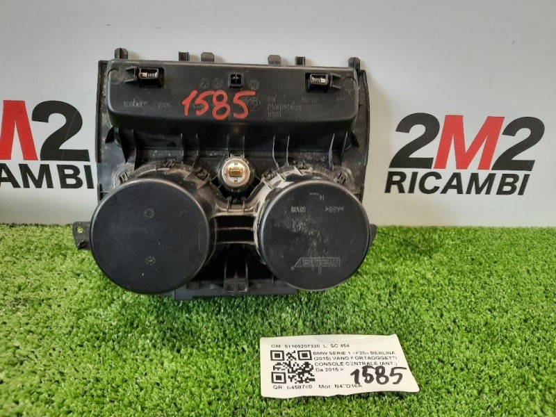 VANO Portaoggetti Console Centrale ANT 51169207320 Bmw Serie 1 F20 Berlina 2015